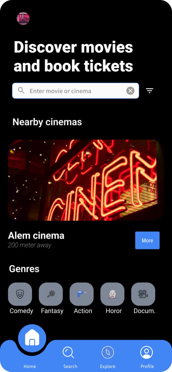 Cinema Booking